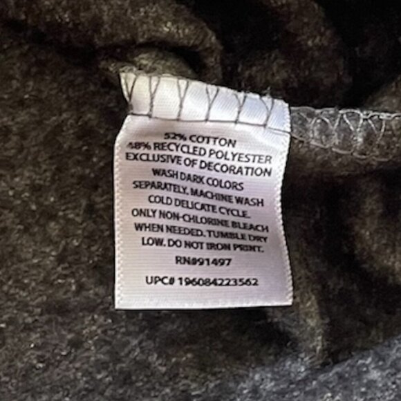 Rolling Stones Sweatshirt Crew Neck Pullover Tongue Logo Grey Size L - Picture 6 of 6